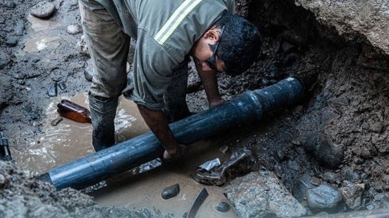 Rotura de un caño afecta el servicio en Banda de Varela