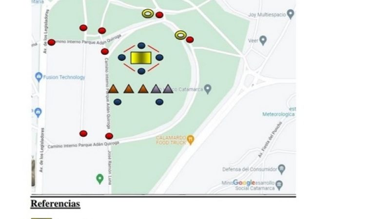 Dispositivo de seguridad por los carnavales