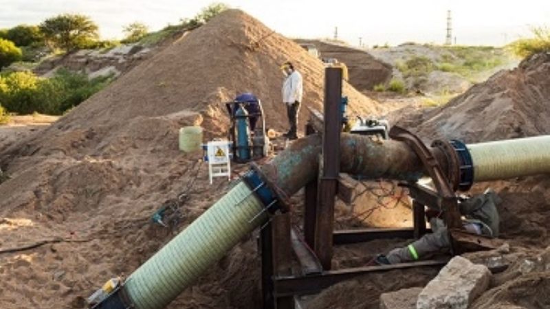 Finalizó la reparación para reestablecer el servicio en Zona Sur