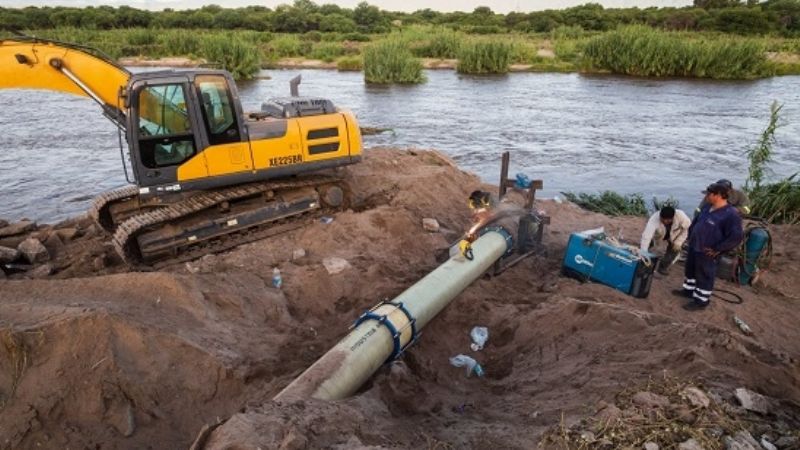 Finalizó la reparación para reestablecer el servicio en Zona Sur