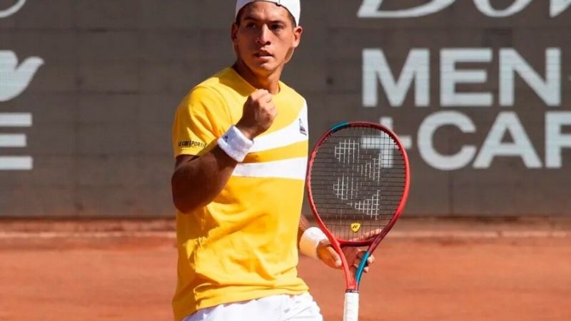 El argetino Báez juega la final del Chile Open