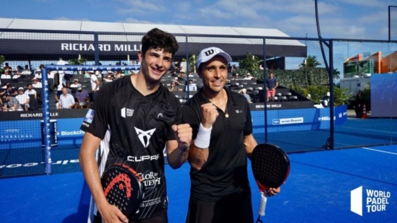 Tapia y Sanyo cayeron en semis y Belasteguin sigue dando cátedra a los 42 años