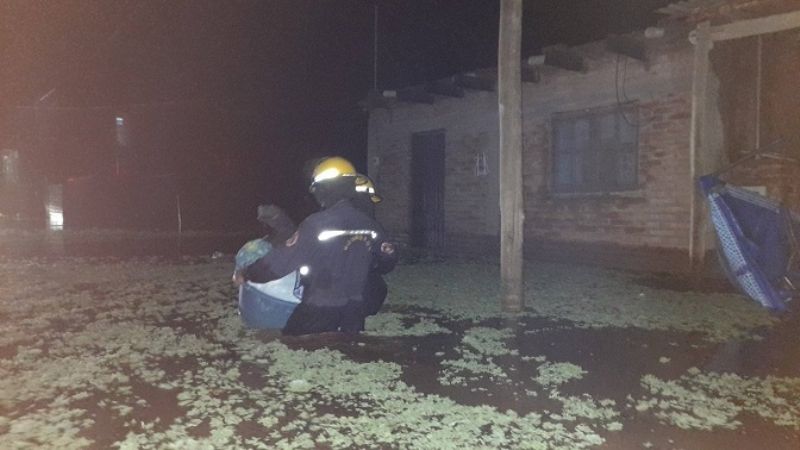 La lluvia trajo complicaciones en Santa María