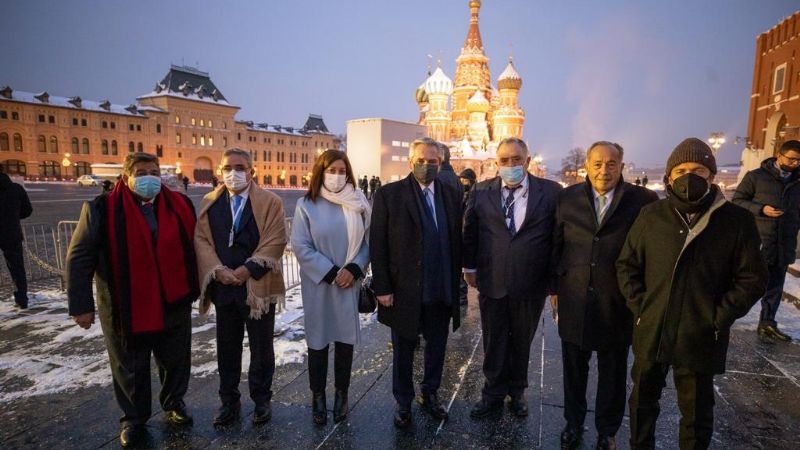 El Gobernador y el presidente llegaron a Rusia