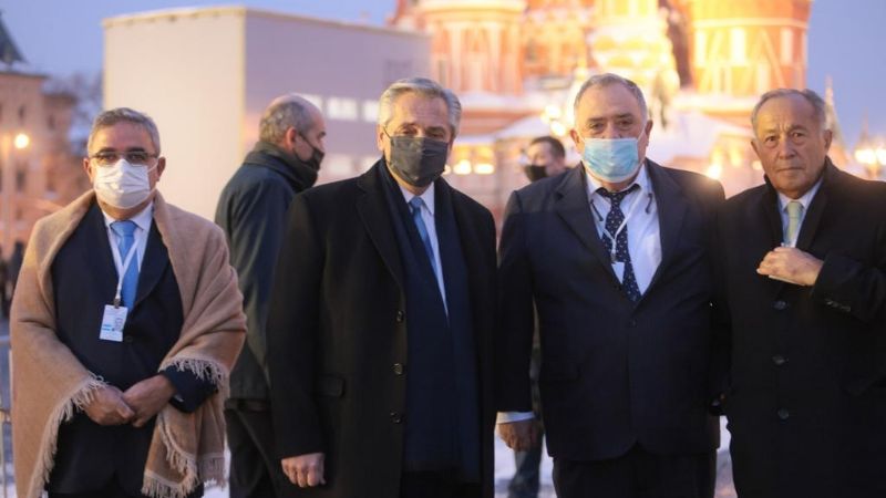 El Gobernador y el presidente llegaron a Rusia