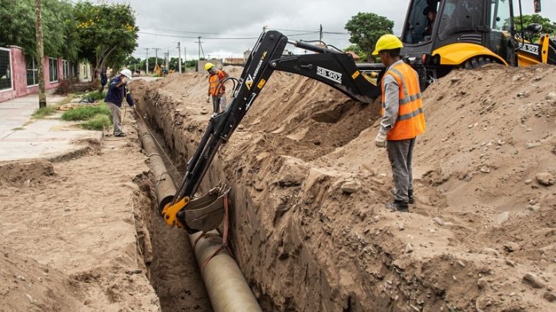 Inició obra de saneamiento en Zona Oeste