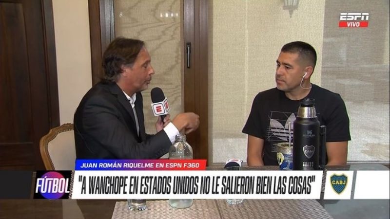 Riquelme le respondió a “Wanchope” Ábila