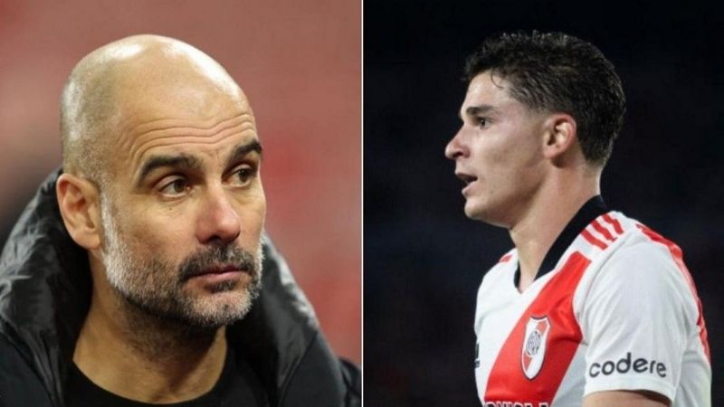 Guardiola ya espera por Álvarez en el Manchester City