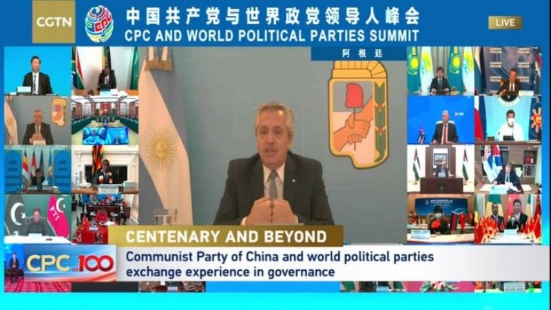 Alberto Fernández a Xi Jinping: "Si usted fuera argentino, sería peronista"