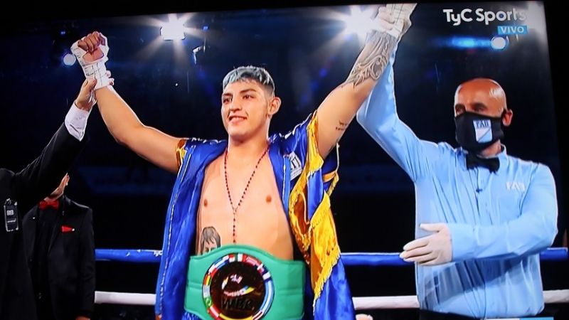 “Pacman” Corzo noqueó en 1’ y ½ y tiene nueva corona