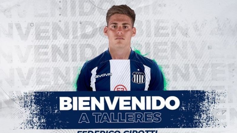 Talleres oficializó el arribo de Federico Girotti