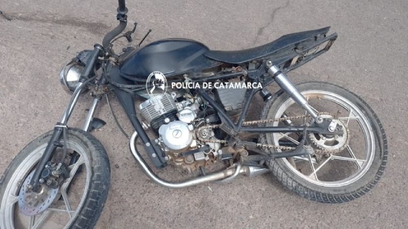 Motociclista se estrelló contra un poste en Fiambalá