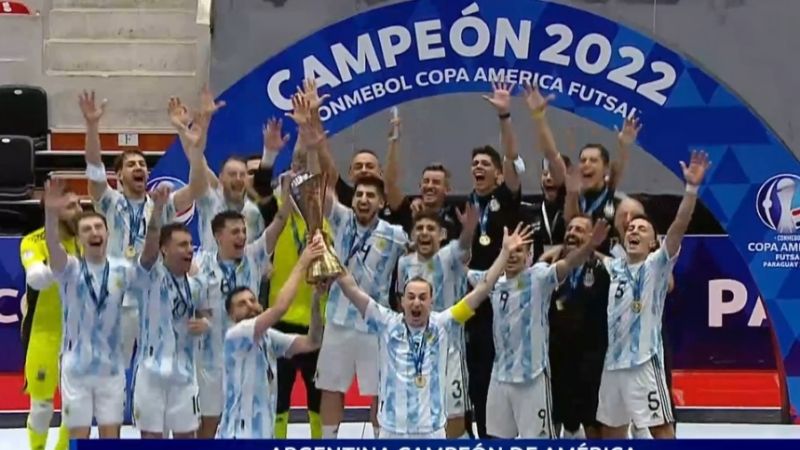 Argentina campeón de la Copa América de Futsal