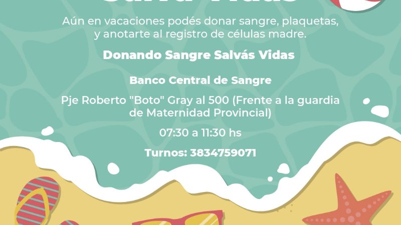 Convocatoria para donantes voluntarios de sangre