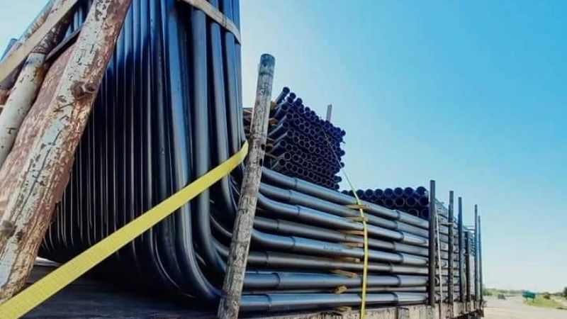 Nación hizo entrega de columnas de alumbrado público a Recreo