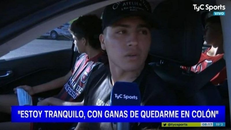 Farías, sin vueltas: "Quiero quedarme en Colón"