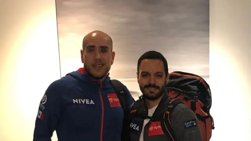 Montañista mexicano ciego hizo cumbre en el Ojos del Salado