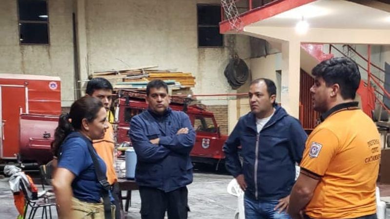 Intensos trabajos para paliar los desastres de la tormenta