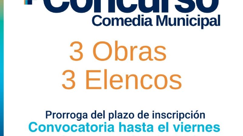 Posponen concurso de la Comedia Municipal