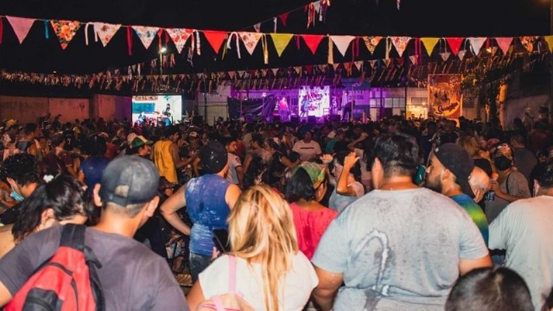 Las chayas se instalan como forma de celebrar el carnaval catamarqueño