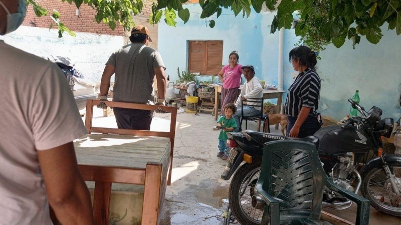 Asistencia a familias santamarianas afectadas por las lluvias