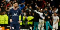 LA DECEPCIÓN de Messi tras la eliminación del PSG de la Champions League.