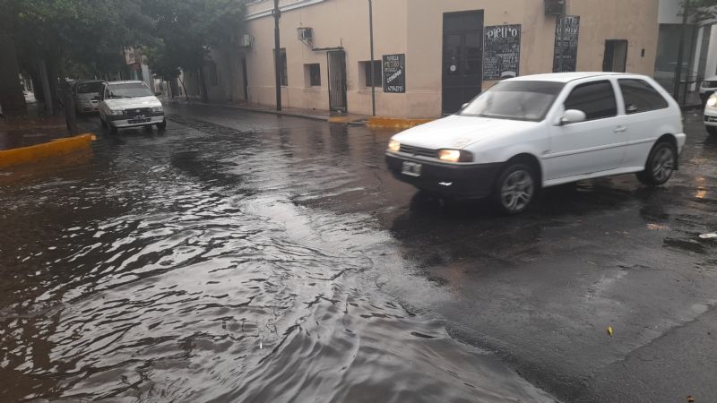 Intensa cantidad de lluvia caída en Catamarca
