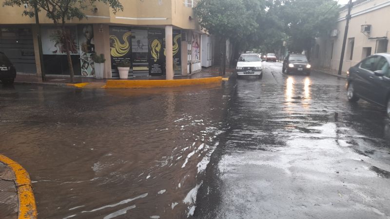 Intensa cantidad de lluvia caída en Catamarca