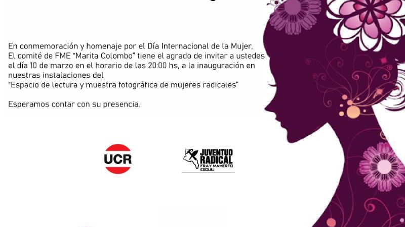 Homenaje radical a las mujeres en Fray Mamerto Esquiú