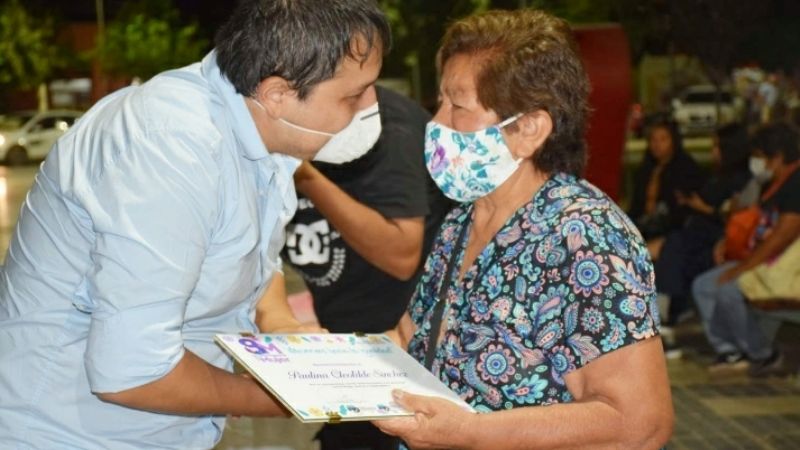 Acto por el día de la mujer en Tinogasta