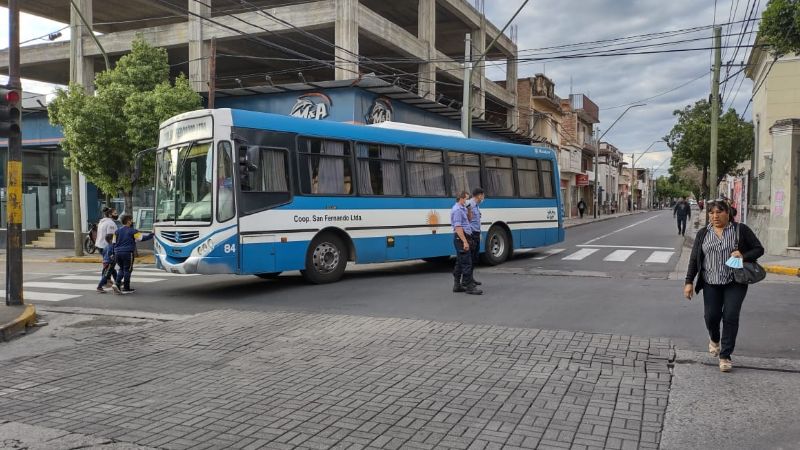 Esta mañana luego del caos, se secuestraron dos colectivos