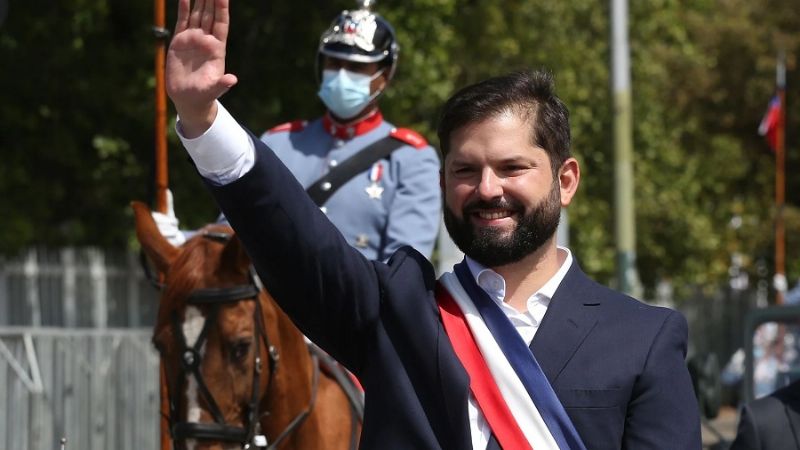 Gabriel Boric asumió como presidente de Chile