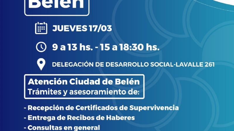 La oficina móvil de AGAP irá a Belén y Londres