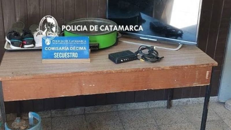 Encuentran abandonados elementos robados