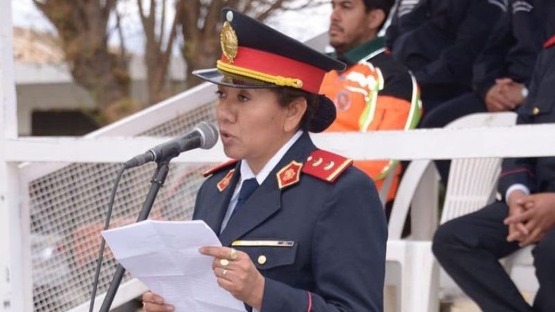 Catamarqueña en la Academia Nacional de Bomberos