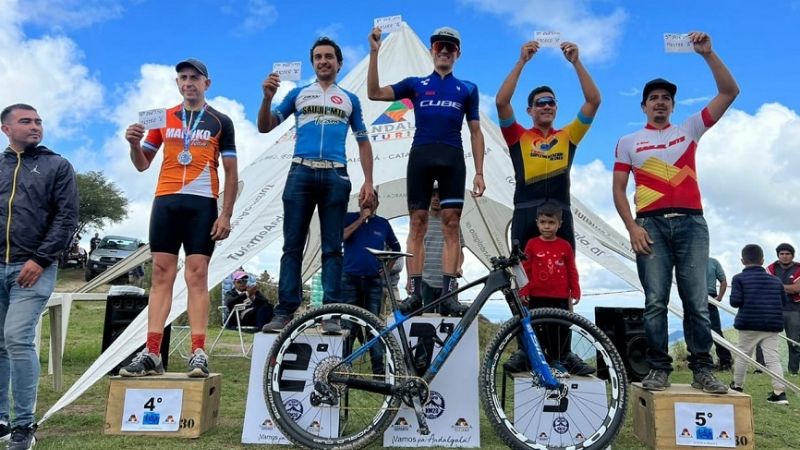 Hernán Jais se lució en la Trepada a Minas Capillitas