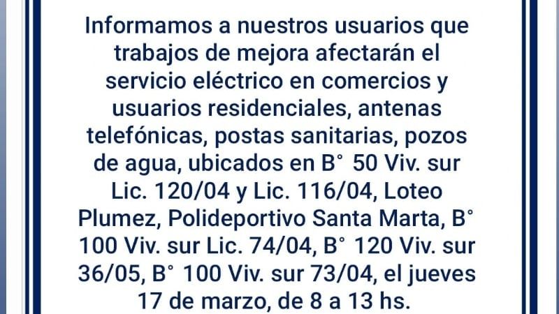 Mejoras y ampliación en el sistema eléctrico de la Capital