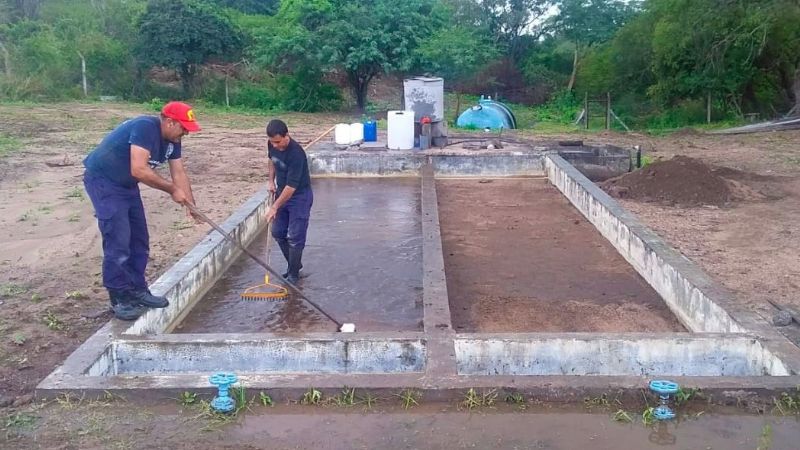 Mejoran las redes de impulsión en cañerías del interior provincial