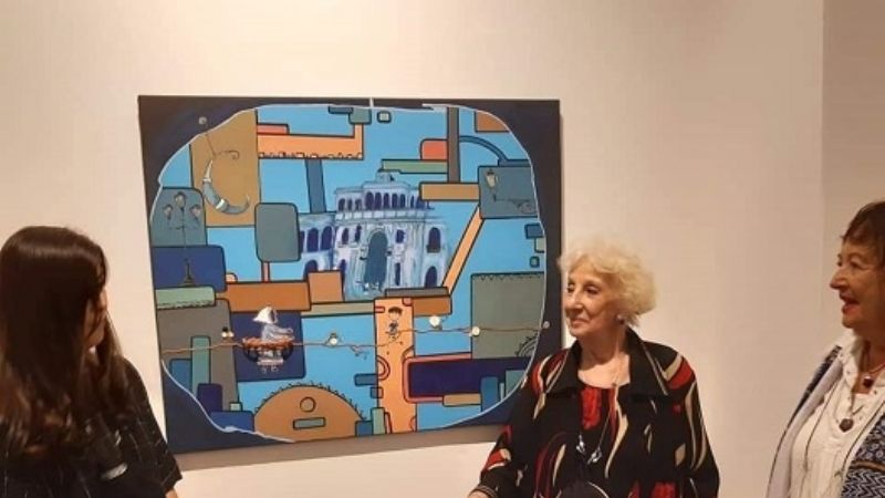 Artista catamarqueña expone en el Fondo Nacional de las Artes