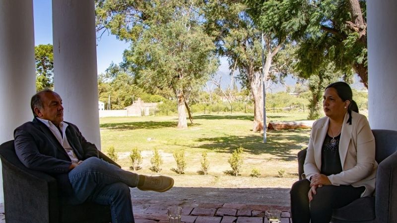 Moreno recibió a la presidenta del Consejo Deliberante de Belén