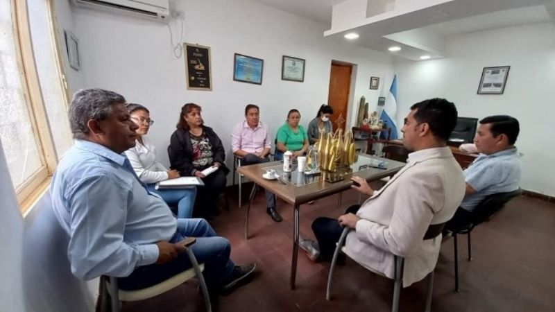 Gómez recibió a funcionario provincial