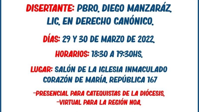 Ciclo de Conferencias sobre la prevención de abusos en el ámbito de la catequesis