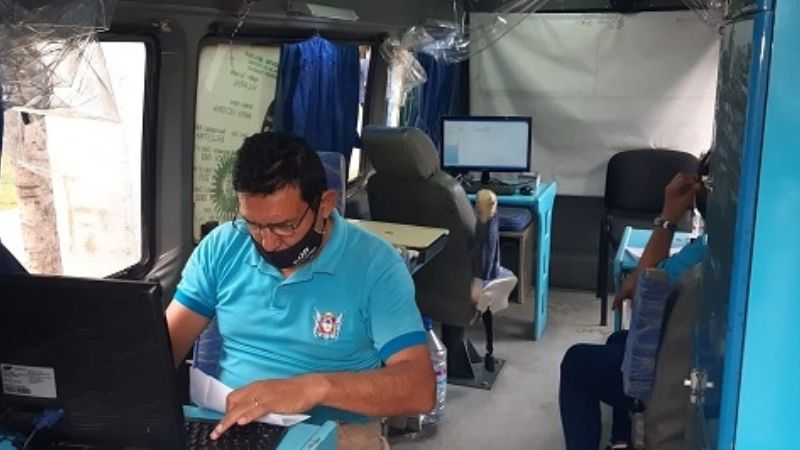 Más de 65 trámites de DNI en la plaza Bella Vista