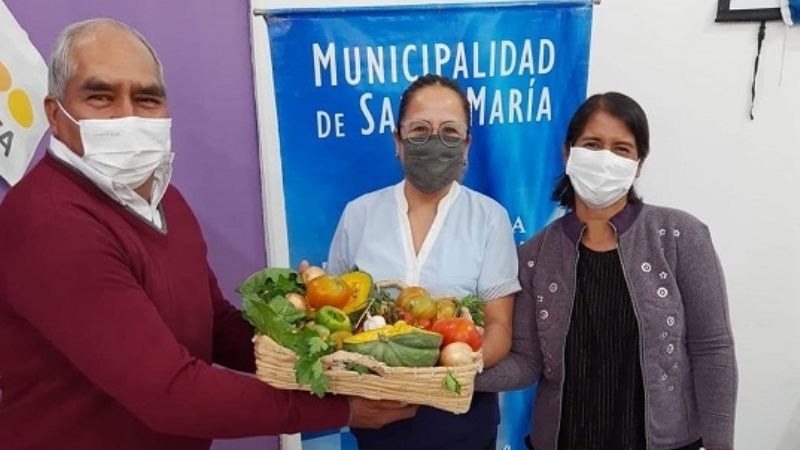 Hospital recibió colaboración de verduras