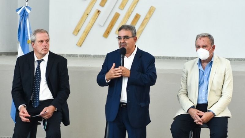 Jalil y Perczyk inauguraron el Centro de Educación Técnico Profesional