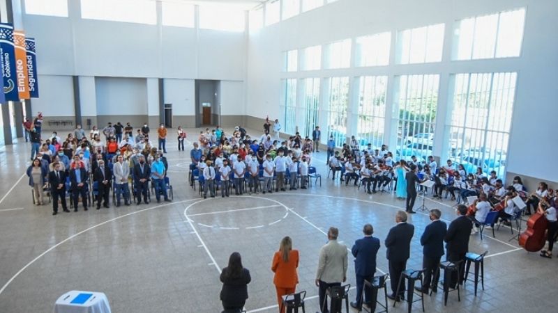 Jalil y Perczyk inauguraron el Centro de Educación Técnico Profesional