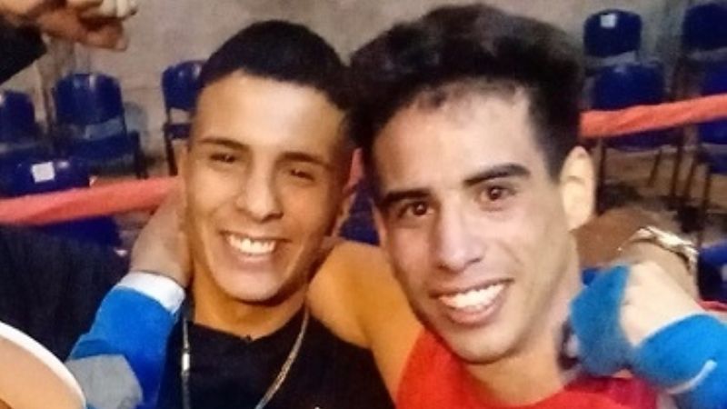 Agustín Assante con el cinturón “Luis Armando Soto”