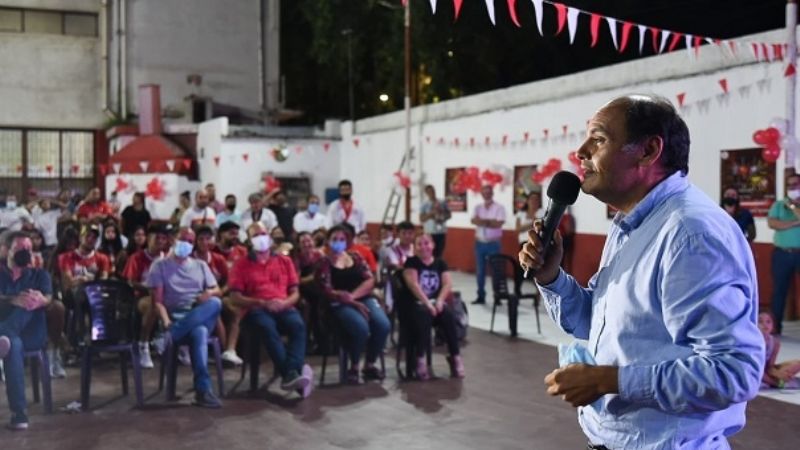Saadi en la Inauguración de nuevas obras del Club Villa Cubas