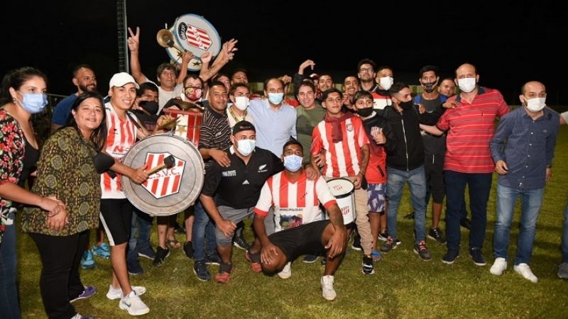 Saadi en la Inauguración de nuevas obras del Club Villa Cubas