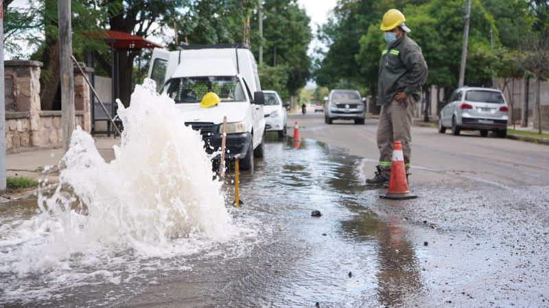 Purgados de cañería en Valle Viejo y FME